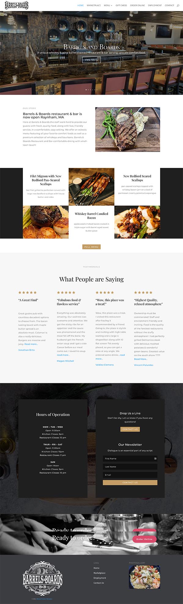 Restaurant Website Design Company